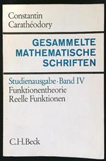 Gesammelte Mathematische Schriften Band IV