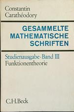 Gesammelte Mathematische Schriften Band III