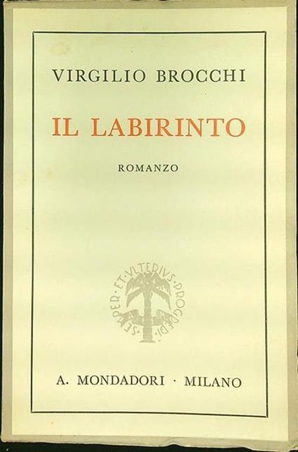 Il labirinto - Virgilio Brocchi - copertina