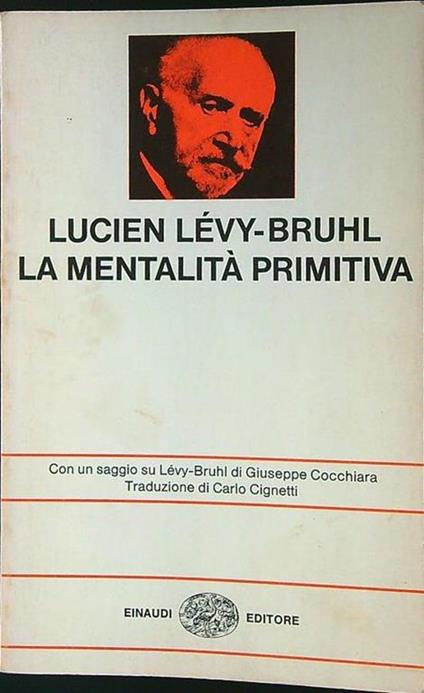 La mentalità primitiva - copertina