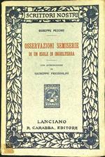 Osservazioni semiserie di un esule in Inghilterra