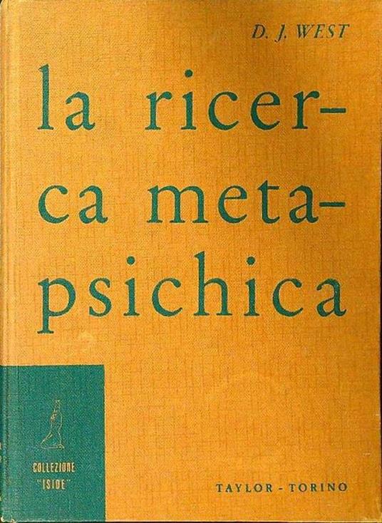 La ricerca metapsichica - copertina