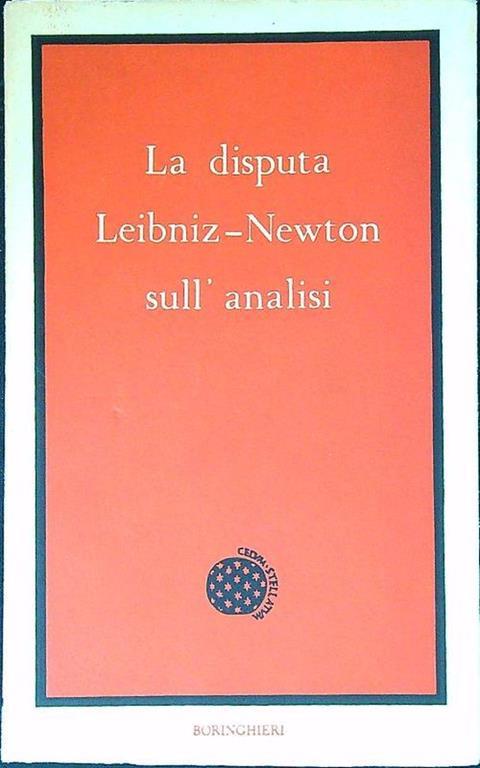 La disputa Leibniz-Newton sull'analisi - copertina