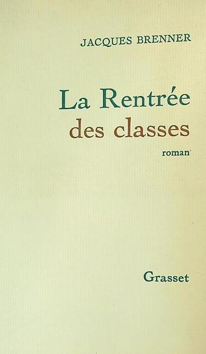 La rentree des classes - copertina