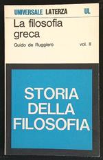 La filosofia greca vol. II