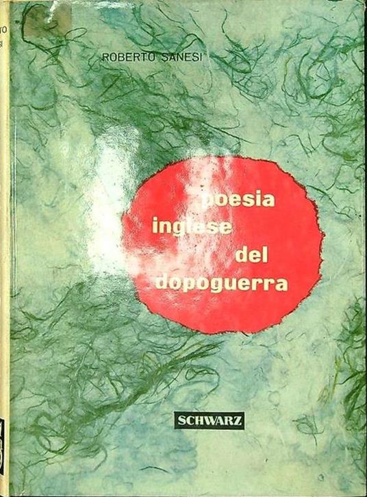 Poesia inglese del dopoguerra - Roberto Sanesi - copertina