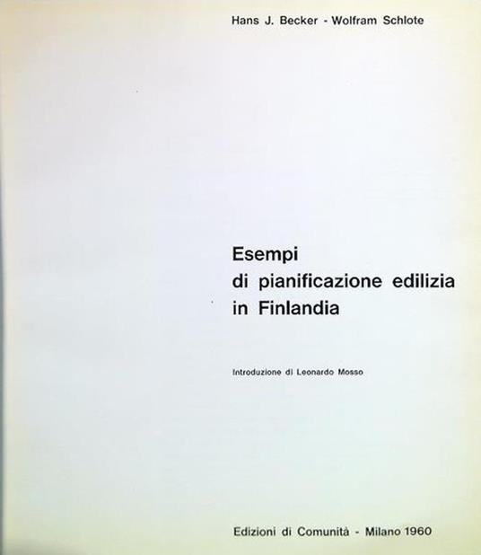 Esempi di pianificazione edilizia in Finlandia - copertina