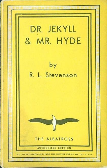 Dr. Jekyll and Mr. Hyde - copertina