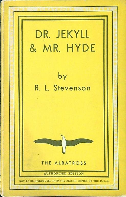 Dr. Jekyll and Mr. Hyde - copertina