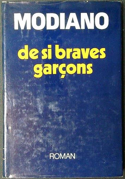 De si braves garcons - Modiano - copertina