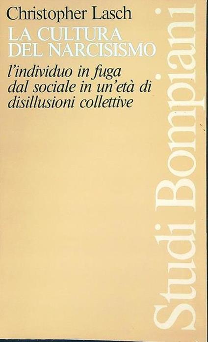 La cultura del narcisismo - Christopher Lasch - copertina