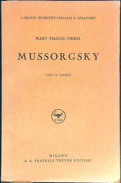 Mussorgsky - copertina