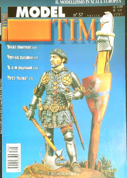 Model time 57/aprile 2001 - copertina