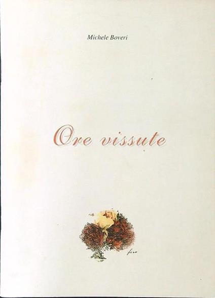 Ore vissute - copertina