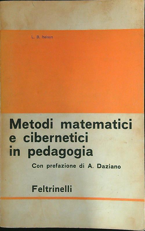 Metodi matematici e cibernetici in pedagogia