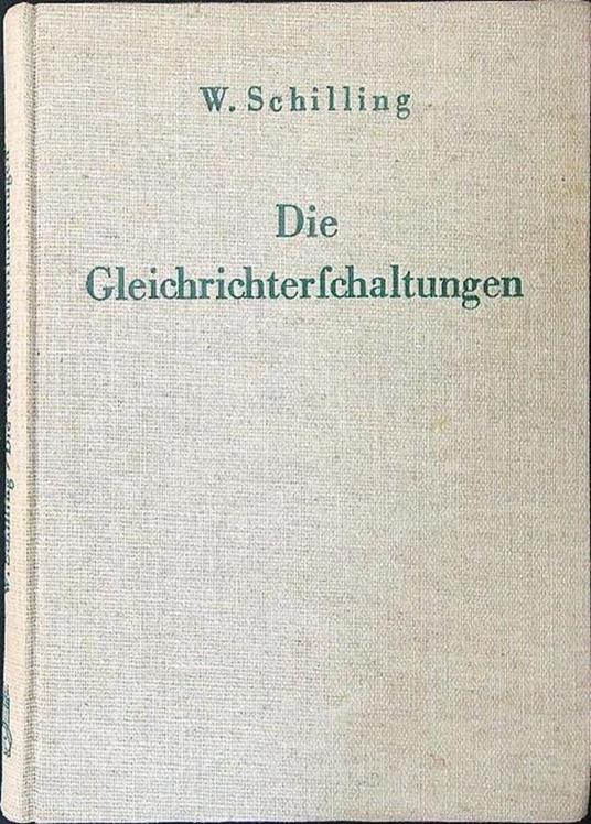Die Gleichrichterschaltungen - copertina