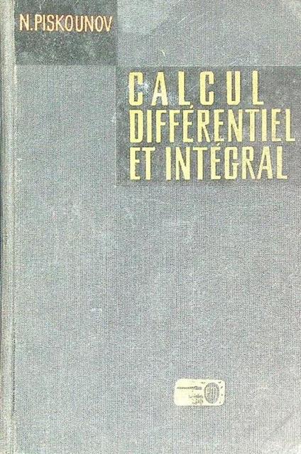 Calcul différentiel et intégral - copertina