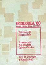 Ecologia '80. Azione e ruolo della provincia