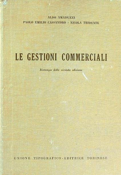 Le Gestioni Commerciali - copertina