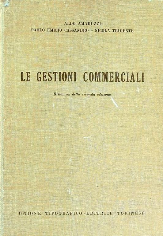 Le Gestioni Commerciali - copertina