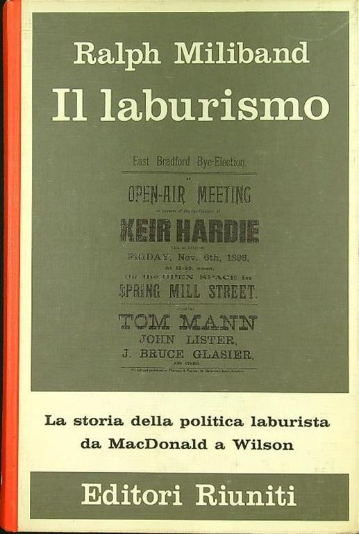 Il laburismo - Ralph Miliband - copertina