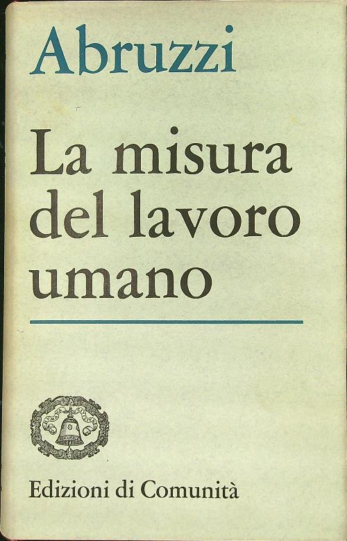 La misura del lavoro umano