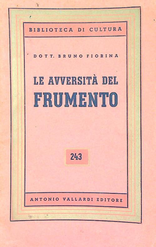 Le avversità del frumento