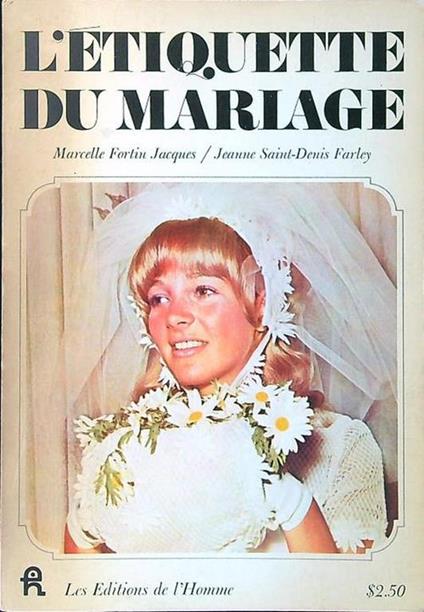 L' Étiquette Du Mariage - copertina