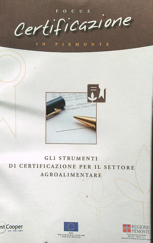 Gli strumenti di certificazione per il settore agroalimentare