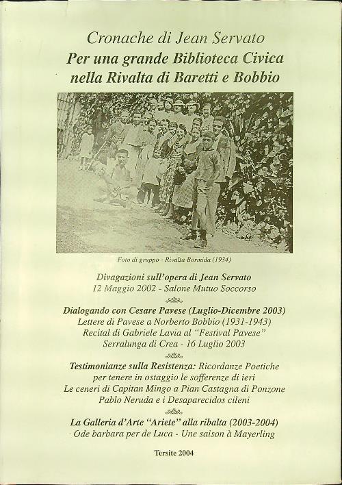 Cronache di Jean Servato - Jean Servato - copertina