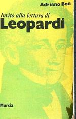 Invito alla lettura di  Leopardi