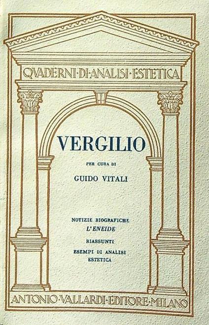 Vergilio - Guido Vitali - copertina