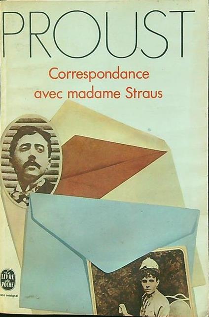 Correspondance avec madame Straus - Marcel Proust - copertina
