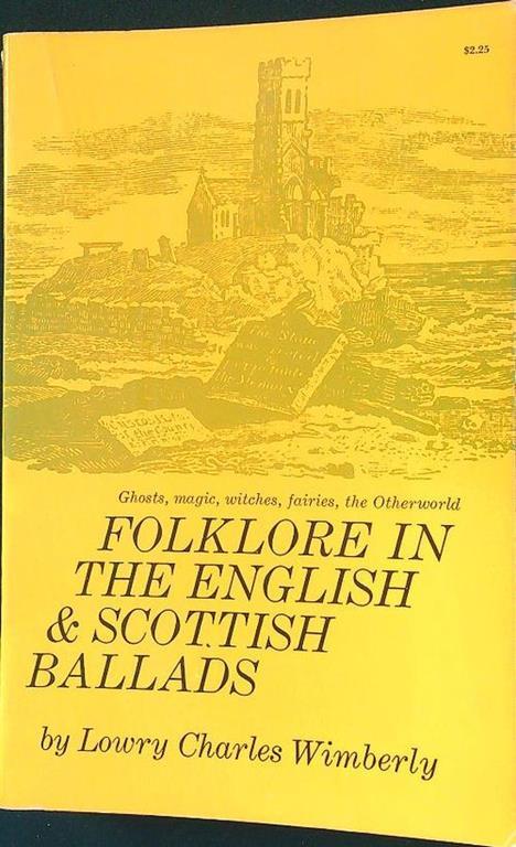 Folklore in the English and Scottish Ballads - copertina