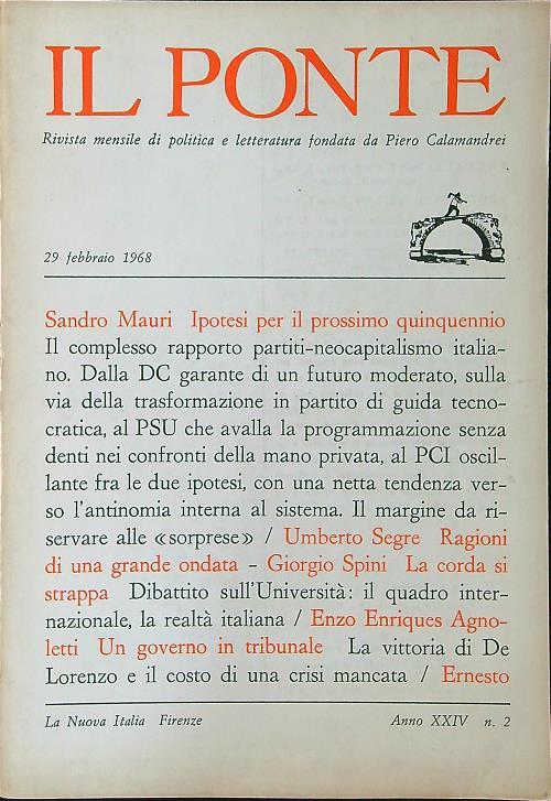 ponte n. 2/Febbraio 1968