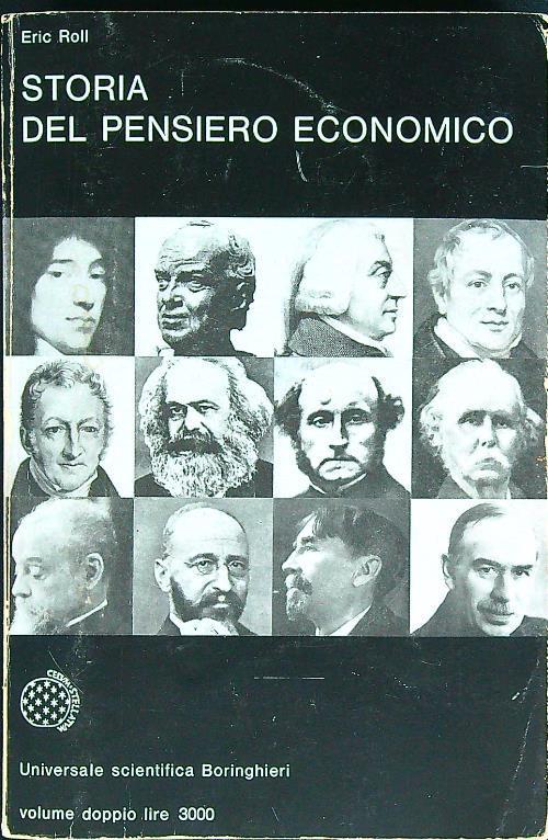 Storia del pensiero economico - Eric Roll - copertina