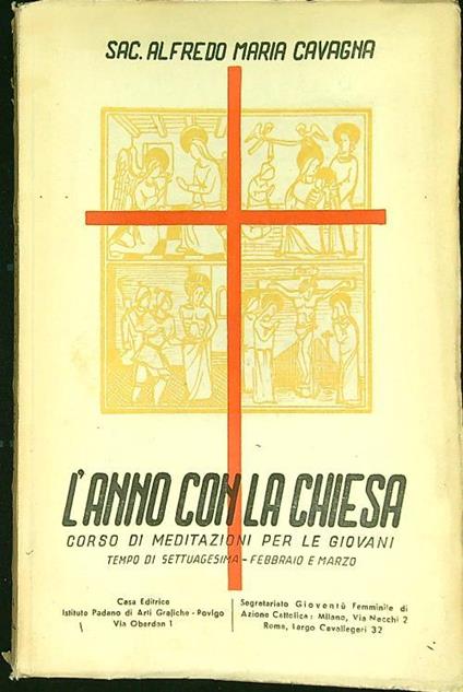 anno con la Chiesa vol. III - Alfredo Maria Cavagna - copertina