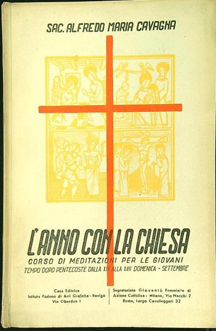 anno con la Chiesa vol. X - Alfredo Maria Cavagna - copertina