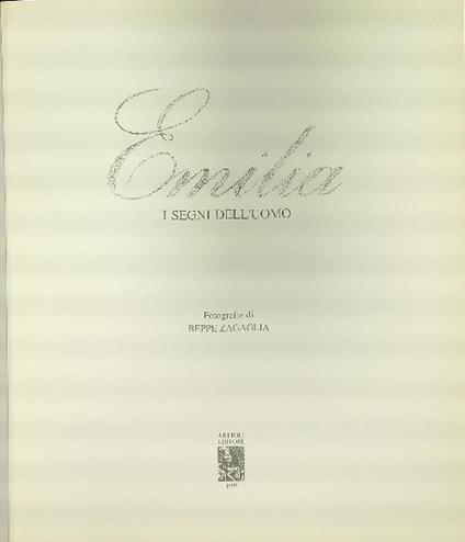 Emilia i segni dell'uomo - Beppe Zagaglia - copertina