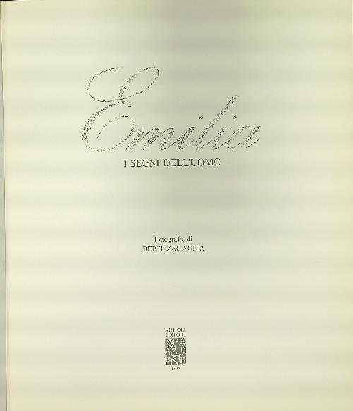 Emilia i segni dell'uomo - Beppe Zagaglia - copertina