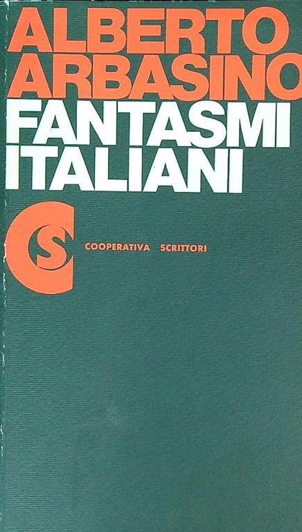 Fantasmi italiani - Alberto Arbasino - copertina