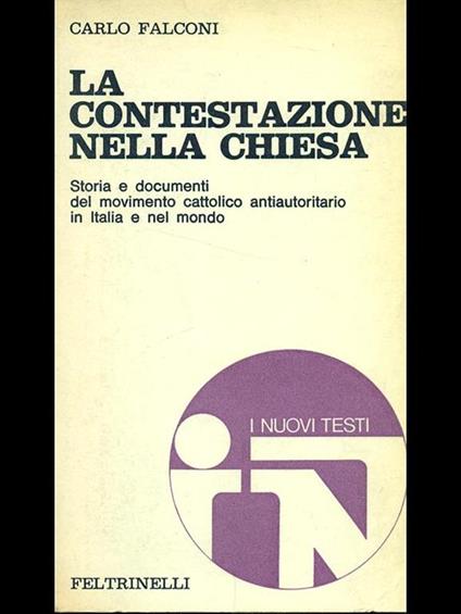 contestazione nella Chiesa - Carlo Falconi - copertina