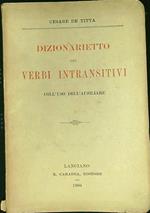 Dizionarietto dei verbi intransitivi
