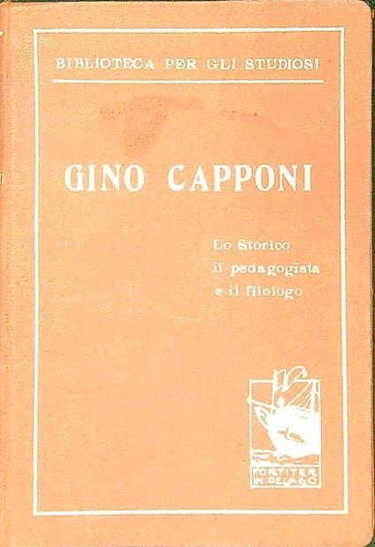 Gino Capponi - Andrea Ferrari - copertina