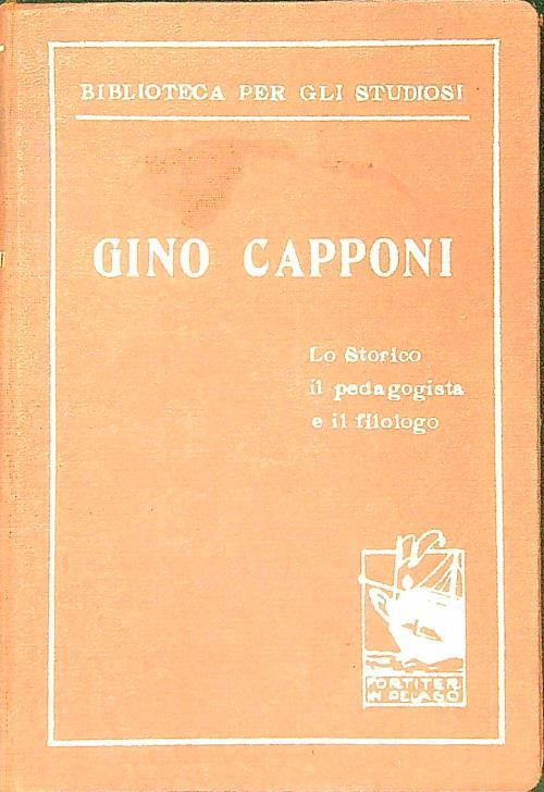 Gino Capponi - Andrea Ferrari - copertina