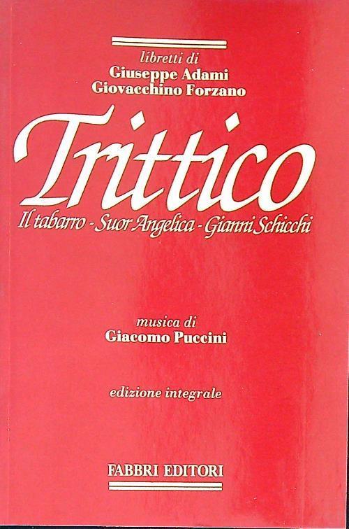 Trittico - Giacomo Puccini - copertina