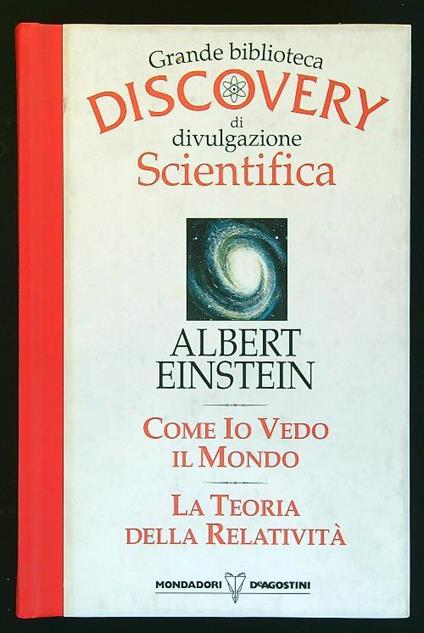 teoria della relatività - A. Einstein - copertina