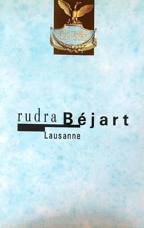 Rudra Bejart. Lausanne - copertina