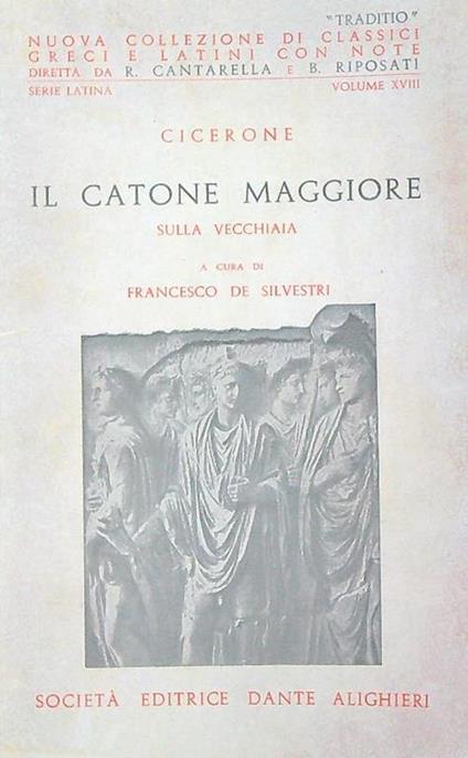 Catone Maggiore sulla vecchiaia - M. Tullio Cicerone - copertina