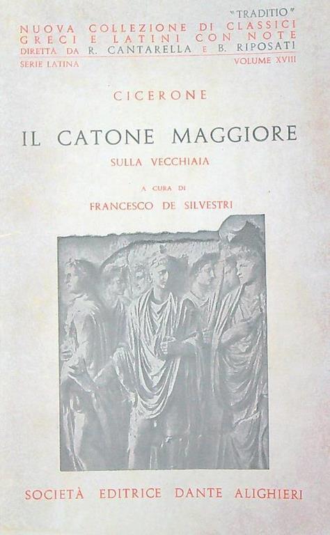Catone Maggiore sulla vecchiaia - M. Tullio Cicerone - copertina